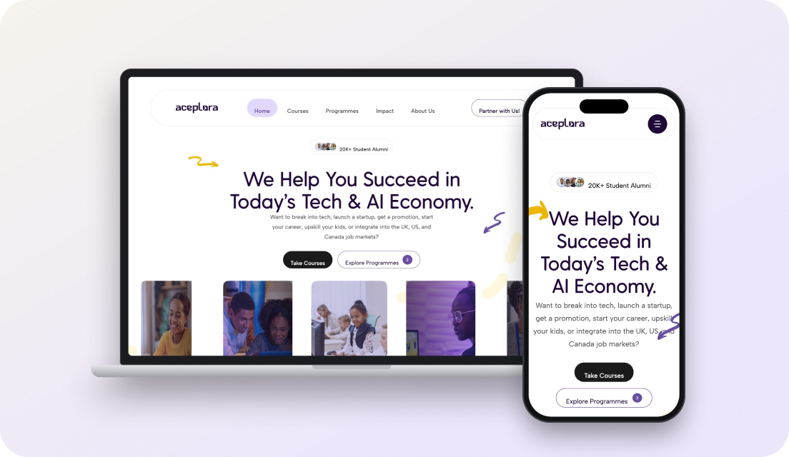Aceplora — A home for learning, online.